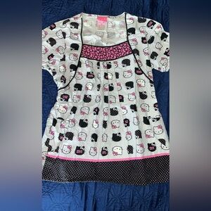 Hello Kitty Patterned Top